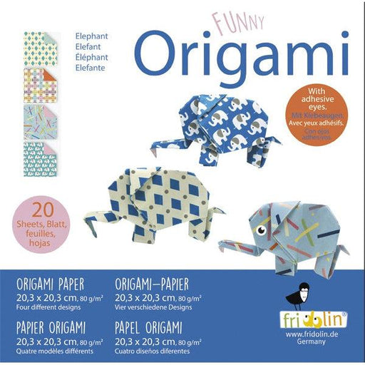 Elephant Funny Origami Kit Fridolin - for just $5.99! 