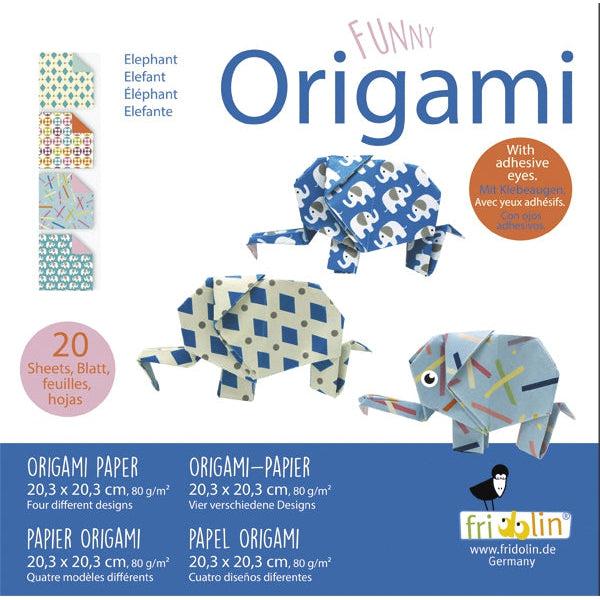 Elephant Funny Origami Kit Fridolin - for just $5.99! 