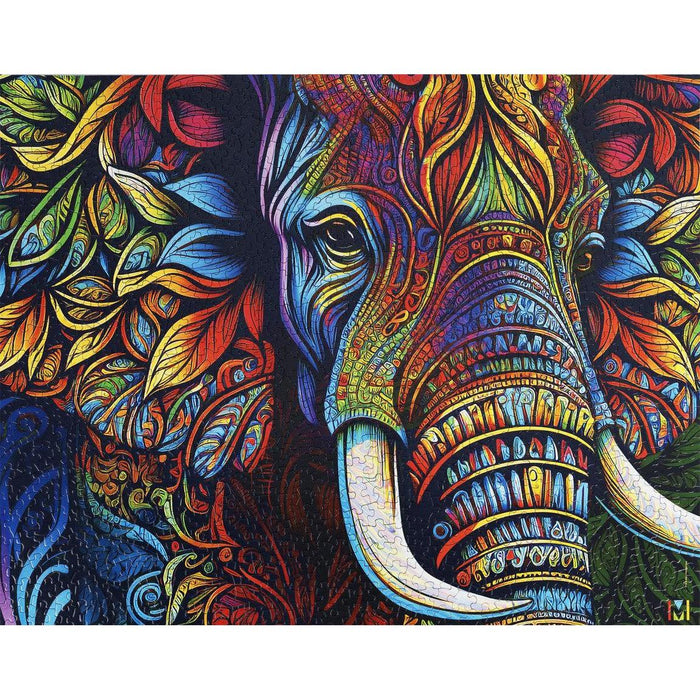Elephant Mandala 1000 Piece Jigsaw Puzzle Springbok - for just $19.99! 