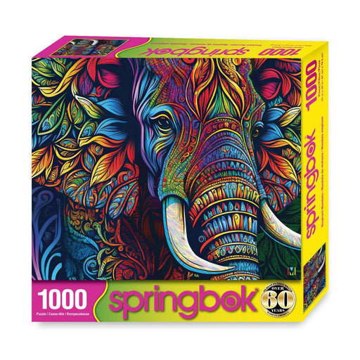 Elephant Mandala 1000 Piece Jigsaw Puzzle Springbok - for just $19.99! 