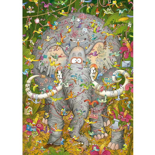 Elephant's Life 1000 Piece Jigsaw Puzzle Heye - for just $29.99! 