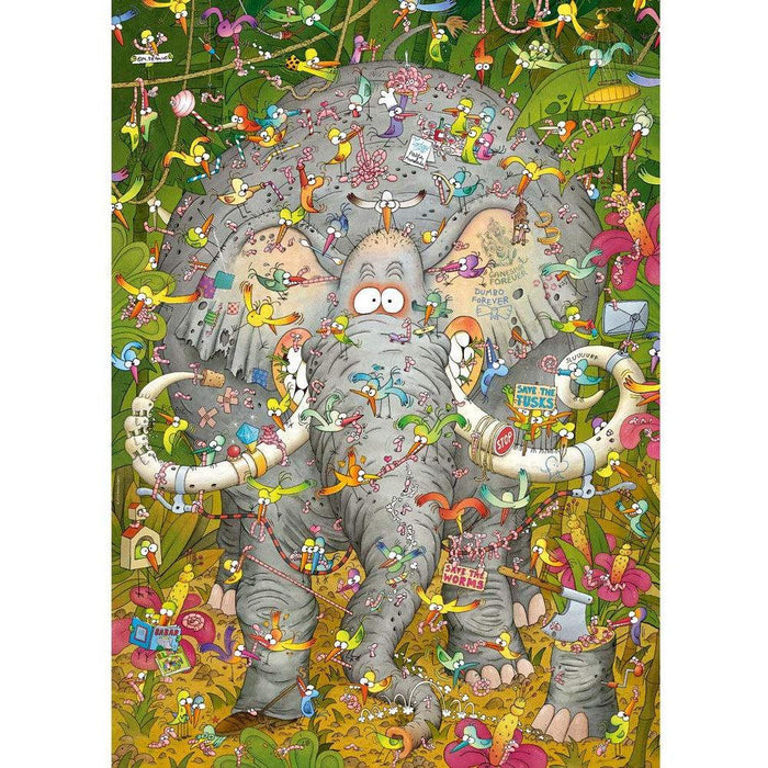 Elephant's Life 1000 Piece Jigsaw Puzzle Heye - for just $29.99! 