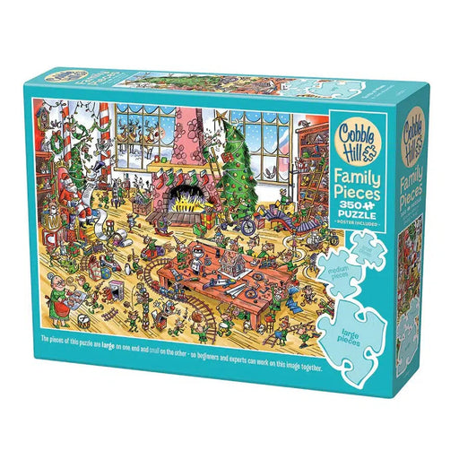 Elves at Work 350 Piece Family Jigsaw Puzzle Cobble Hill - for just $17.99! 