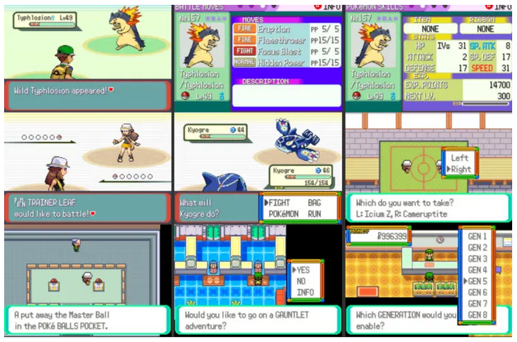 Pokemon Emerald Rogue GBA Pokemon ROM Hack Game Boy Advance - for just $17.99! 