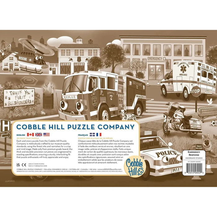 Emergency Response 35 Piece Tray Jigsaw Puzzle Cobble Hill - for just $9.99! 