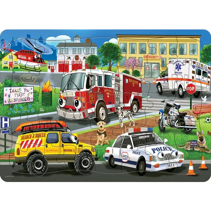 Emergency Response 35 Piece Tray Jigsaw Puzzle Cobble Hill - for just $9.99! 