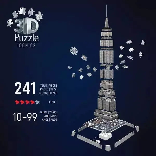 Empire State Building 241 Piece 3D Jigsaw Puzzle Ravensburger - for just $49.99! 