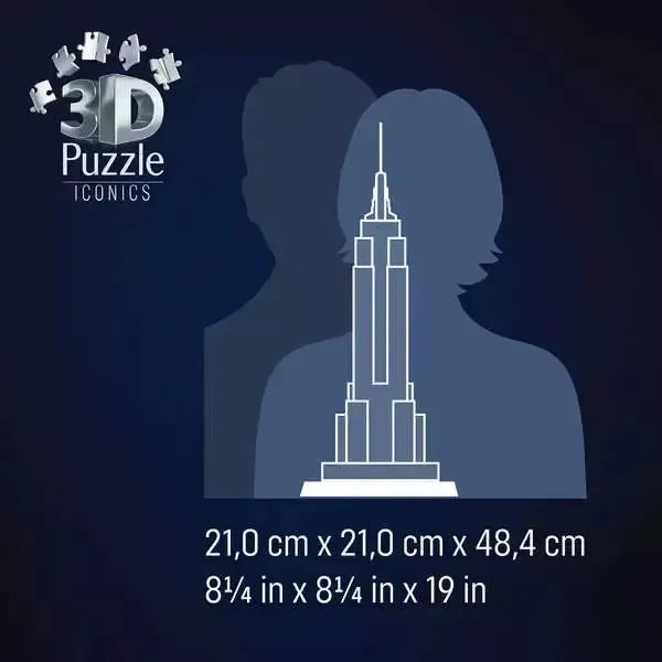 Empire State Building 241 Piece 3D Jigsaw Puzzle Ravensburger - for just $49.99! 