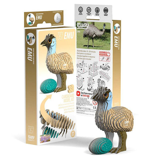 Emu 3D Cardboard Model Kit Eugy - for just $11.99! 