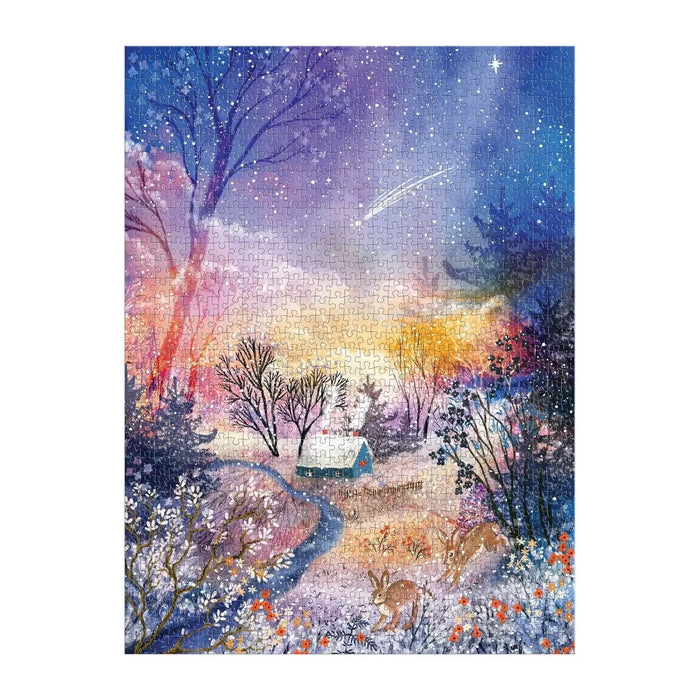Enchanted Snowfall 1000 Piece Jigsaw Puzzle Galison - for just $19.99! 