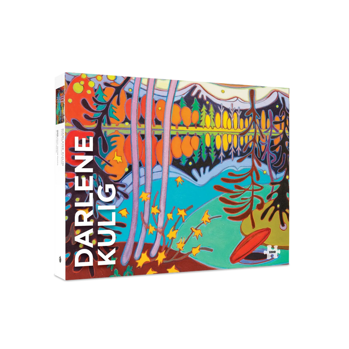 End of Canoe Ride by Darlene Kulig 1000 Piece Jigsaw Puzzle Pomegranate - for just $24.99! 
