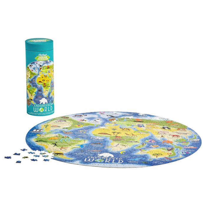 Endangered World 1000 Piece Round Jigsaw Puzzle Ridley - for just $19.99! 