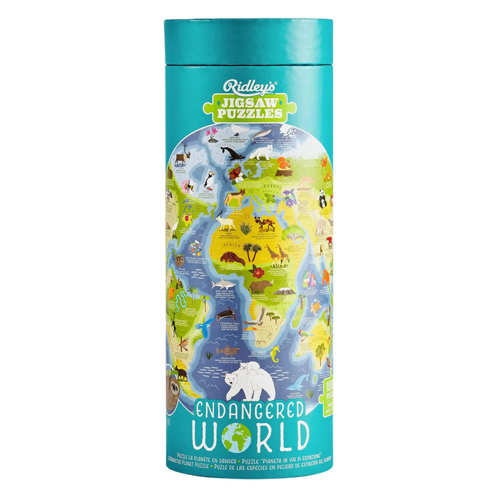 Endangered World 1000 Piece Round Jigsaw Puzzle Ridley - for just $19.99! 