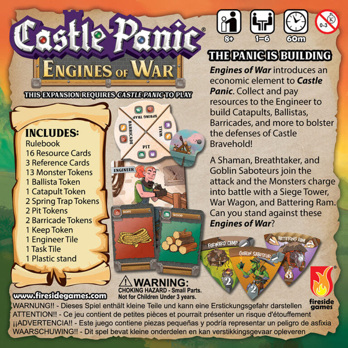 Castle Panic 2nd Edition:  Engines of War Expansion - for just $17.95! 