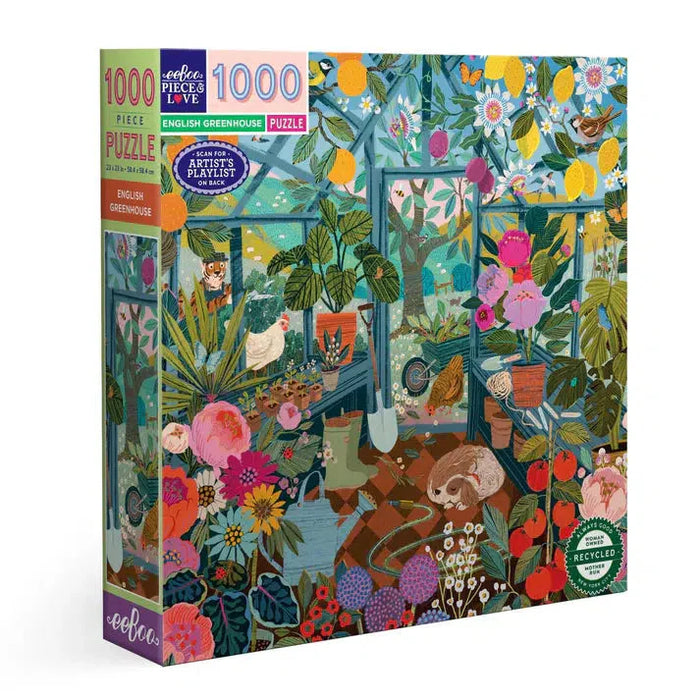 English Greenhouse 1000 Piece Jigsaw Puzzle eeBoo - for just $26.99! 