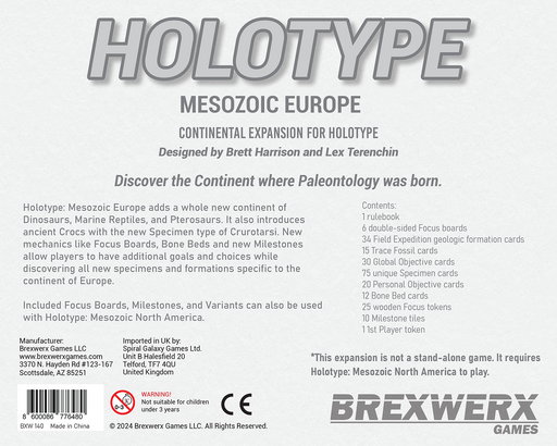 Holotype: Mesozoic Europe - for just $24.99! 