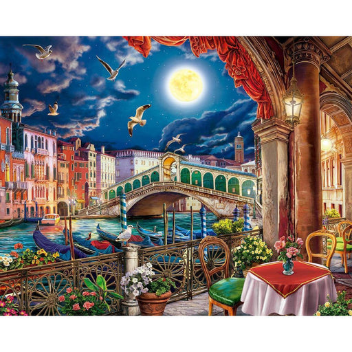 Evening Cafe in Venice 1000 Piece Jigsaw Puzzle Springbok - for just $19.99! 
