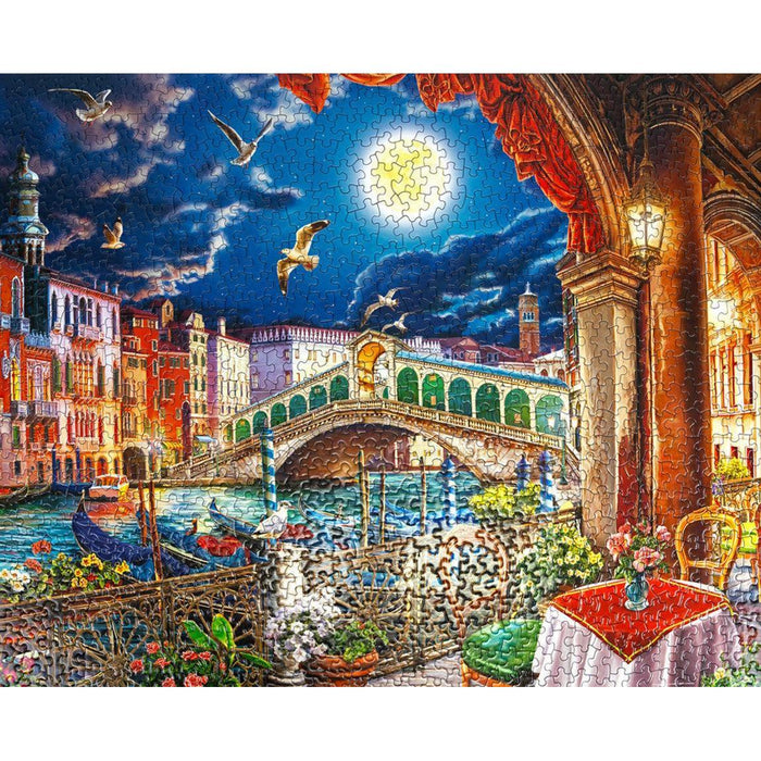 Evening Cafe in Venice 1000 Piece Jigsaw Puzzle Springbok - for just $19.99! 