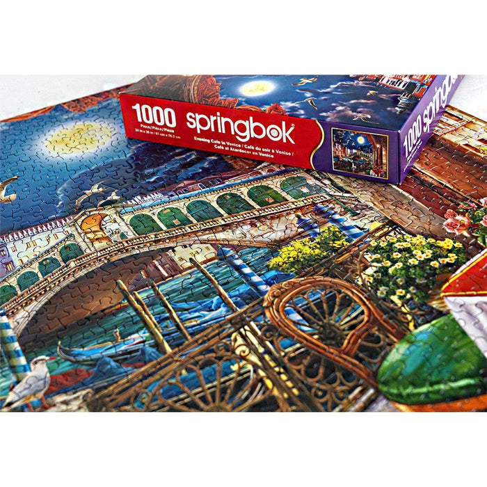 Evening Cafe in Venice 1000 Piece Jigsaw Puzzle Springbok - for just $19.99! 