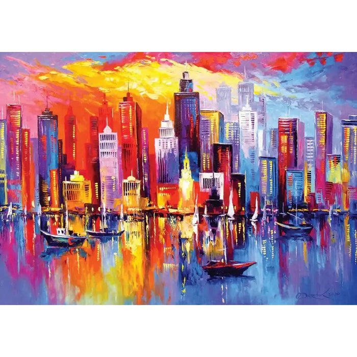 Evening New York 1000 Piece Jigsaw Puzzle Enjoy - for just $24.99! 