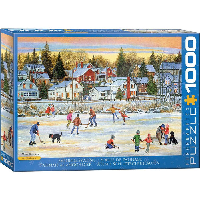 Evening Skating 1000 Piece Jigsaw Puzzle Eurographics - for just $21.99! 