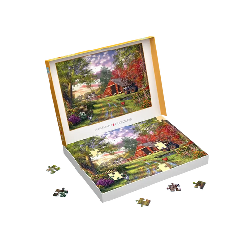Evening at the Barnyard 104 Connecting Pieces Jigsaw Puzzle Eurographics - for just $19.99! 