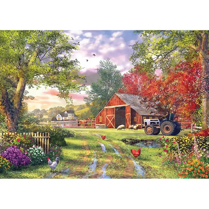 Evening at the Barnyard 104 Connecting Pieces Jigsaw Puzzle Eurographics - for just $19.99! 
