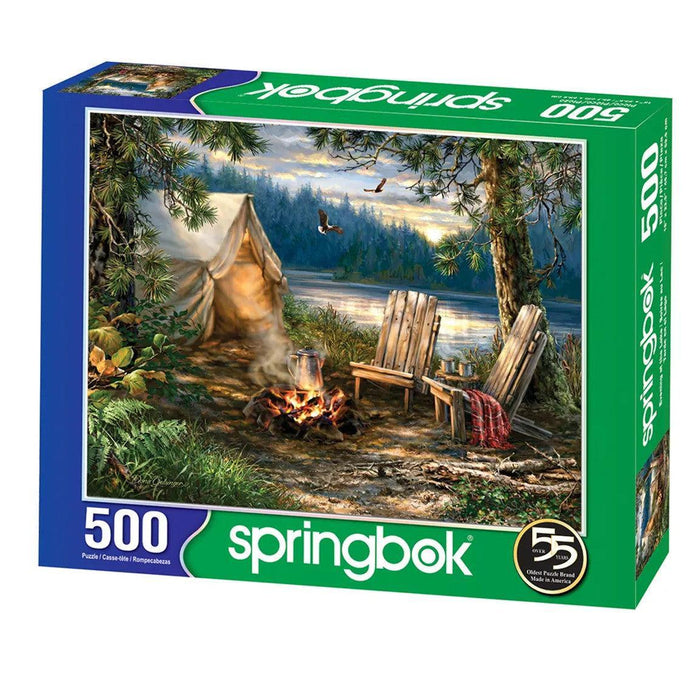 Evening at the Lake 500 Piece Jigsaw Puzzle Springbok - for just $17.99! 