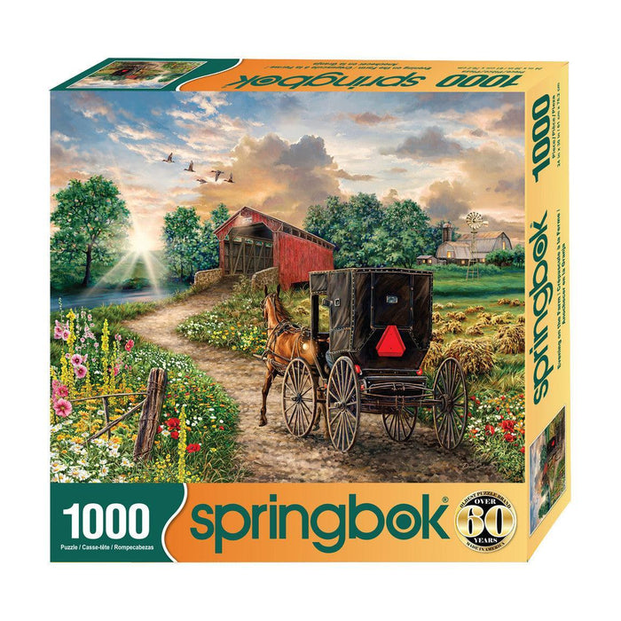 Evening on the Farm 1000 Piece Jigsaw Puzzle Springbok - for just $19.99! 