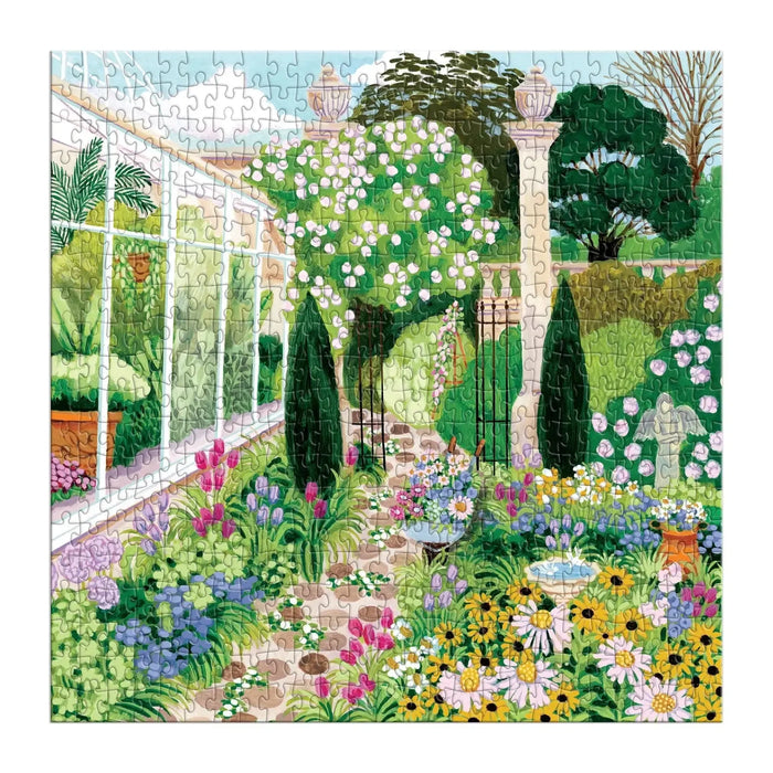 Evergreen Gardens 500 Piece Jigsaw Puzzle Galison - for just $17.99! 