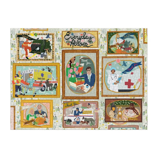 Everyday Heroes 1000 Piece Jigsaw Puzzle Galison - for just $19.99! 