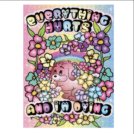 Everything Hurts & I'm Dying 500 Piece Jigsaw Puzzle Fun Club - for just $24.99! 
