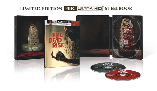 Evil Dead Rise - Limited Edition Steelbook (4K Ultra HD + Blu-ray + Digital) - for just $35.99! 