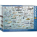 Evolution of Military Aircraft 2000 Piece Jigsaw Puzzle Eurographics - for just $29.99! 