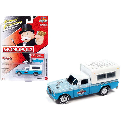 Johnny Lightning 1960 Studebaker with Camper - Monopoly Water Works w/Exclusive Game Token - for just $7.99! 