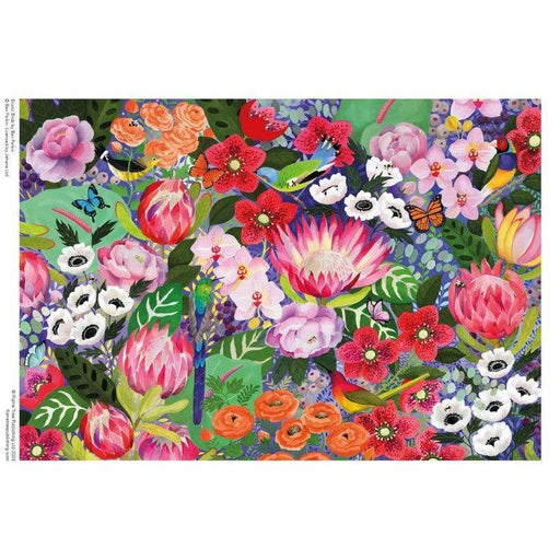 Exotic Birds by Bex Parkin 1000 Piece Jigsaw Puzzle Flame Tree - for just $19.99! 