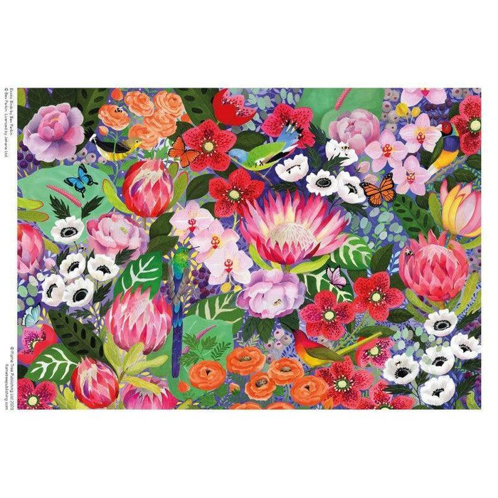 Exotic Birds by Bex Parkin 1000 Piece Jigsaw Puzzle Flame Tree - for just $19.99! 