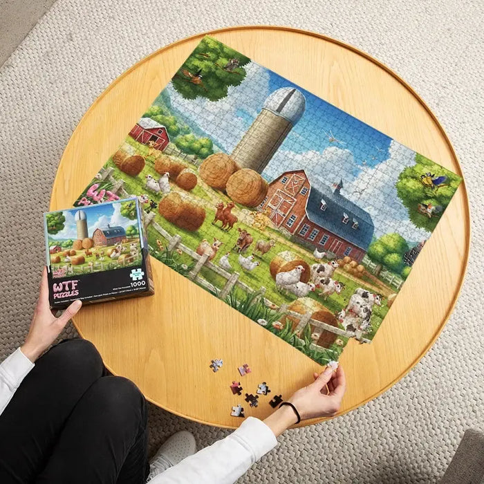 F*** Farm 1000 Piece Jigsaw Puzzle WTF - for just $24.99! 