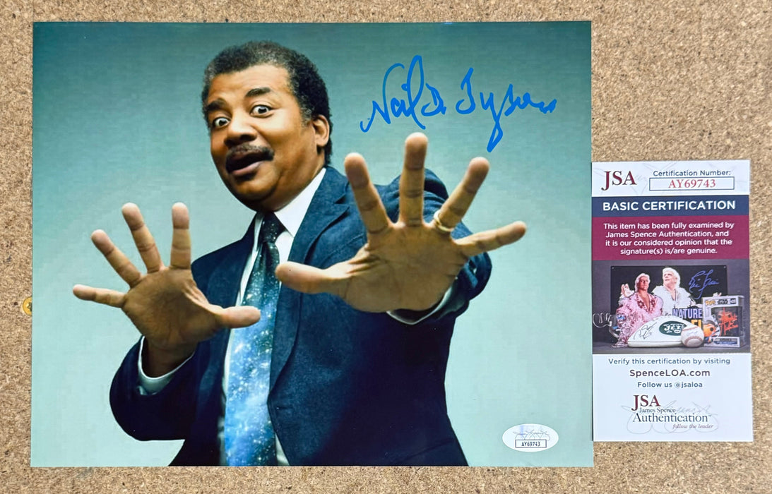 Neil DeGrasse Tyson Signed Astrophysicist & Writer 8x10 Photo With JSA COA - for just $100! 