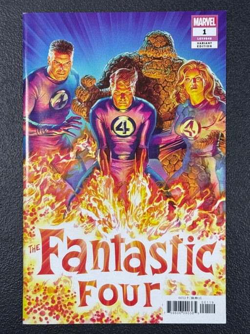 The Fantastic Four #1 Legacy 646 (2018) Incentive 1:50 Alex Ross Variant - for just $30! 