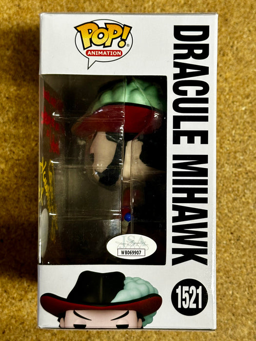 Steven John Ward Signed Dracule Mihawk Funko Pop! #1521 Live Action One Piece With JSA COA - for just $150! 