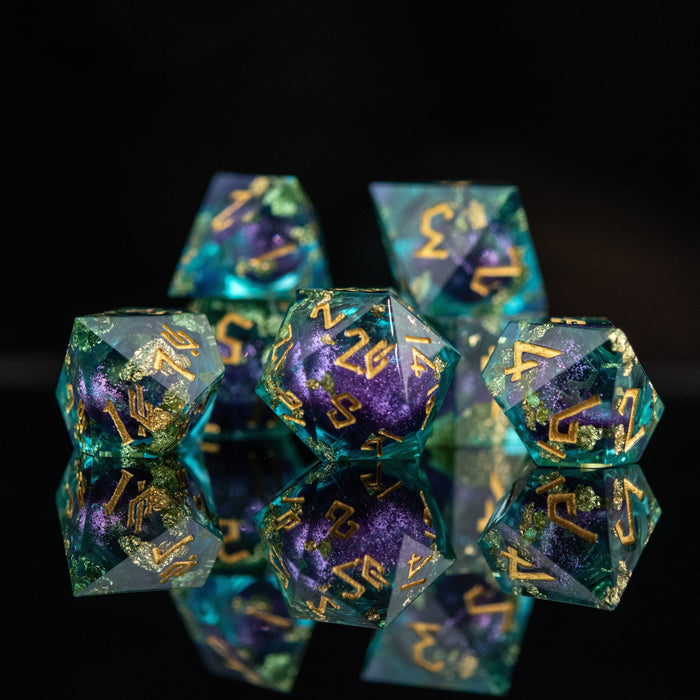 Siren's Treasure Liquid Core Dice Set - Just $59.99! Shop now at Retro Gaming of Denver