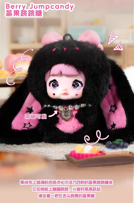 Nommi Baby Sweetheart Bunny Plush Keychain Blind Box - MiBao V8 Series Collectible - for just $20.99! 