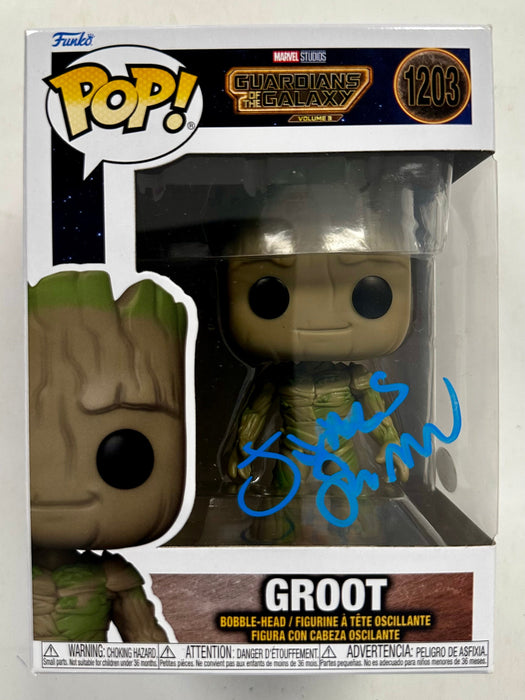Director James Gunn Signed Funko Pop! Marvel #1203 Groot Guardians Of The Galaxy Vol. 3 GOTG 2023 With JSA COA - for just $300! 
