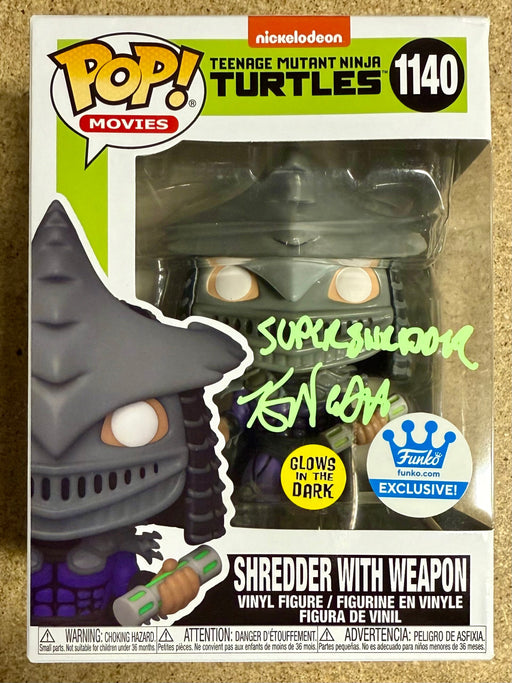 Kevin Nash Signed Shredder Glow Funko Pop! #1140 Ninja Turtles Exclusive With PSA COA - for just $120! 