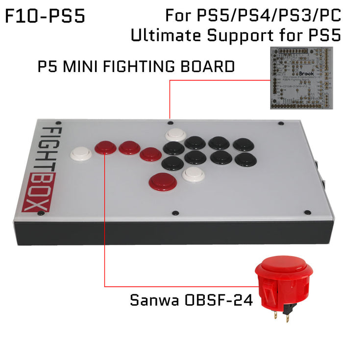 FightBox F10 All Button Leverless Arcade Game Controller for PC/PS/XBOX/SWITCH - Just $99.99! Shop now at Retro Gaming of Denver