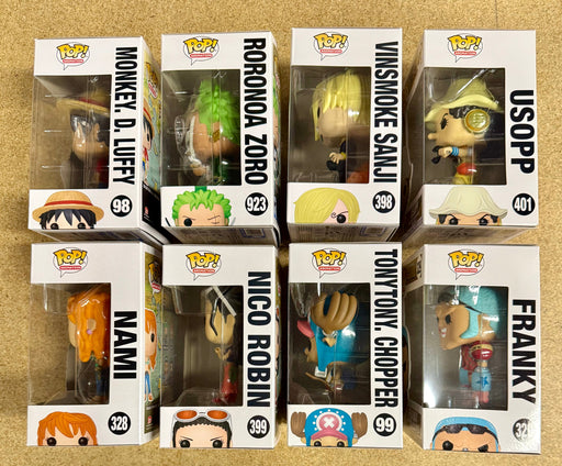 Funko Pop! Animation Monkey D. Luffy One Piece Complete Straw Hat Crew Set Of 8 - for just $110! 