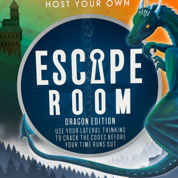 TALKING TABLES Host Your Own Escape Room Dragon Edition Board Game HOSTFAM-ESCAPE-DRGN - for just $18! 