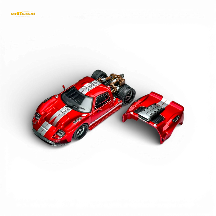Rhino Model RM Ford GT40 Transparent Red 1:64 - for just $36.99! 