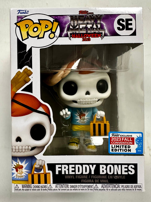Funko Pop! Freddy Bones #SE Heavy Metal Halloween NYCC 2023 Fall Con Exclusive - for just $15! 